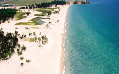 Сарайский пляж на Байкале